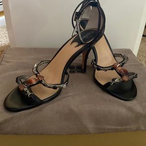 Charles by Charles David black jeweled sandals